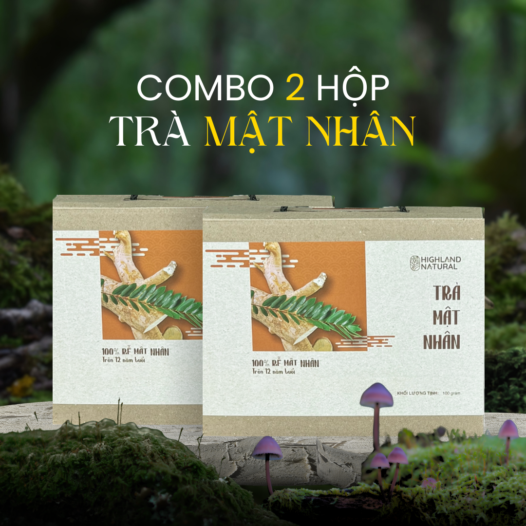 [COMBO 2 HỘP] Trà mật nhân 100G